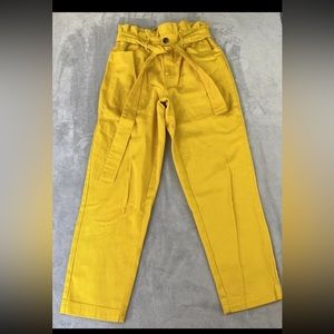 Who What Wear Jeans Womens Yellow denim skinny jeans size 2